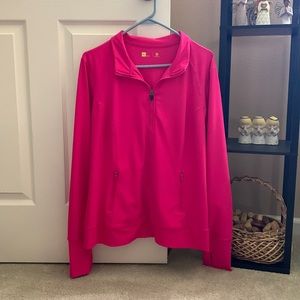 Women’s lightweight jacket , Exersion brand. Size XL. Pretty pink color